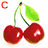 Cherries icon graphics