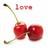Cherries icon graphics
