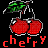 Cherries icon graphics