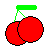 Cherries icon graphics
