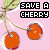 Cherries icon graphics