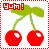 Cherries icon graphics