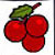 Cherries icon graphics