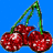 Cherries icon graphics