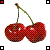 Cherries icon graphics