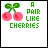 Cherries icon graphics