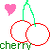 Cherries icon graphics