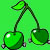 Cherries icon graphics