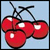 Cherries icon graphics