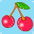 Cherries icon graphics