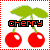 Cherries icon graphics