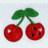 Cherries icon graphics