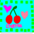 Cherries icon graphics