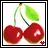 Cherries icon graphics
