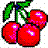 Cherries icon graphics