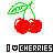 Cherries icon graphics