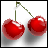 Cherries icon graphics