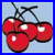 Cherries icon graphics