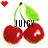 Cherries icon graphics
