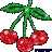 Cherries icon graphics