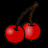 Cherries icon graphics
