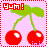 Cherries icon graphics