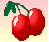 Cherries icon graphics