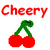 Cherries icon graphics