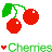 Cherries icon graphics