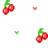 Cherries icon graphics