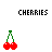 Cherries icon graphics