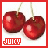 Cherries icon graphics