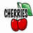 Cherries icon graphics