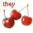 Cherries icon graphics