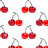 Cherries icon graphics