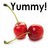 Cherries icon graphics