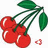 Cherries icon graphics