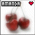 Cherries icon graphics