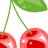 Cherries icon graphics