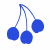 Cherries icon graphics