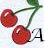 Cherries icon graphics