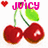Cherries icon graphics