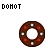 Donut icon graphics