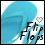 Flip flops icon graphics