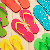 Flip flops icon graphics