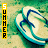 Flip flops icon graphics