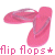 Flip flops icon graphics