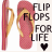 Flip flops icon graphics