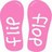 Flip flops icon graphics