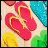 Flip flops icon graphics